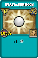 Wizard101 Myth spell card: Beastmoon Boon, Spell ID 12054