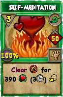 Wizard101 Life spell card: Self-Meditation, Spell ID 12157