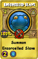 Wizard101 Myth spell card: Ensorcelled Slave, Spell ID 12172