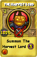 Wizard101 Myth spell card: The Harvest Lord, Spell ID 12178