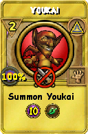 Wizard101 Myth spell card: Youkai, Spell ID 12181