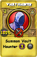 Wizard101 Myth spell card: Vault Haunter, Spell ID 12238
