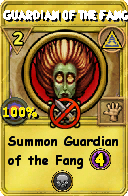 Wizard101 Myth spell card: Guardian of the Fang, Spell ID 12240