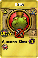 Wizard101 Myth spell card: Kiwu, Spell ID 12263