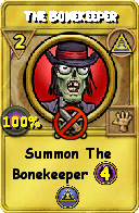 Wizard101 Myth spell card: The Bonekeeper, Spell ID 12290