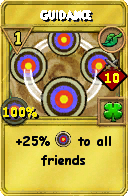 Wizard101 Life spell card: Guidance, Spell ID 12291
