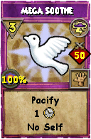 Wizard101 Storm spell card: Mega Soothe, Spell ID 12295
