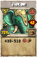 Wizard101 Balance spell card: Jade Oni, Spell ID 12303