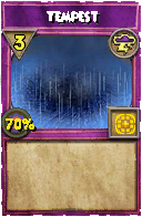 Wizard101 Storm spell card: Tempest, Spell ID 12304