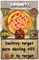Wizard101 Balance spell card: Supernova, Spell ID 12308