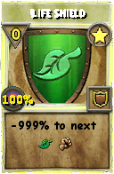 Wizard101 Star spell card: Life Shield, Spell ID 12330