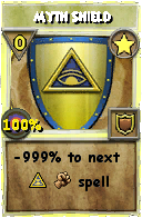 Wizard101 Star spell card: Myth Shield, Spell ID 12332