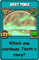 Wizard101 Life spell card: Next Verse, Spell ID 12343