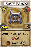 Wizard101 Balance spell card: Natural Attack, Spell ID 12348