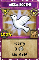 Wizard101 Storm spell card: Mega Soothe, Spell ID 12386