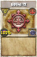Wizard101 Balance spell card: Equalize, Spell ID 12409