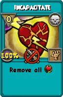 Wizard101 Death spell card: Incapacitate, Spell ID 12438