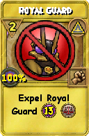 Wizard101 Myth spell card: Royal Guard, Spell ID 12493