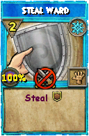 Wizard101 Ice spell card: Steal Ward, Spell ID 12503