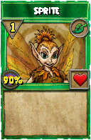 Wizard101 Life spell card: Sprite, Spell ID 12506