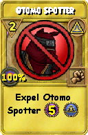 Wizard101 Myth spell card: Otomo Spotter, Spell ID 12510