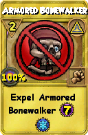 Wizard101 Myth spell card: Armored Bonewalker, Spell ID 12513