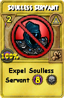 Wizard101 Myth spell card: Soulless Servant, Spell ID 12526