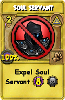 Wizard101 Myth spell card: Soul Servant, Spell ID 12531