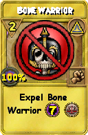 Wizard101 Myth spell card: Bone Warrior, Spell ID 12557