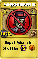 Wizard101 Myth spell card: Midnight Shuffler, Spell ID 12583
