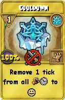 Wizard101 Ice spell card: Cooldown, Spell ID 12628