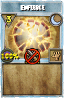 Wizard101 Moon spell card: Enfeeble, Spell ID 12642