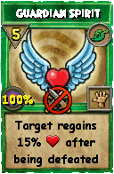 Wizard101 Life spell card: Guardian Spirit, Spell ID 12664