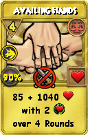 Wizard101 Balance spell card: Availing Hands, Spell ID 12675