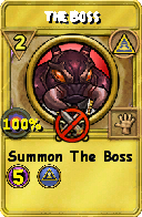 Wizard101 Myth spell card: The Boss, Spell ID 12697