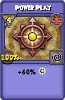 Wizard101 Balance spell card: Power Play, Spell ID 12700