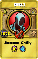 Wizard101 Myth spell card: Chilly, Spell ID 12709