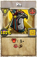 Wizard101 Balance spell card: Ra, Spell ID 12739
