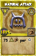 Wizard101 Myth spell card: Natural Attack, Spell ID 12774