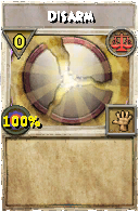 Wizard101 Balance spell card: Disarm, Spell ID 12784