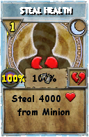 Wizard101 Moon spell card: Steal Health, Spell ID 12794