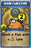 Wizard101 Fishing spell card: Minor Fable Lure, Spell ID 12803
