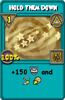 Wizard101 Myth spell card: Hold Them Down, Spell ID 12812