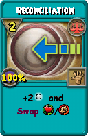 Wizard101 Balance spell card: Reconciliation, Spell ID 12818