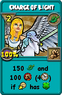 Wizard101 Life spell card: Charge of Light, Spell ID 12863