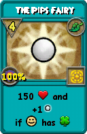 Wizard101 Life spell card: The Pips Fairy, Spell ID 12871