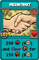 Wizard101 Balance spell card: Reconstruct, Spell ID 12872