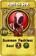 Wizard101 Myth spell card: Feckless Soul, Spell ID 12884