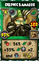 Wizard101 Life spell card: Delphic Lamassu, Spell ID 12889