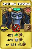Wizard101 Balance spell card: Spiritual Tribunal, Spell ID 12913
